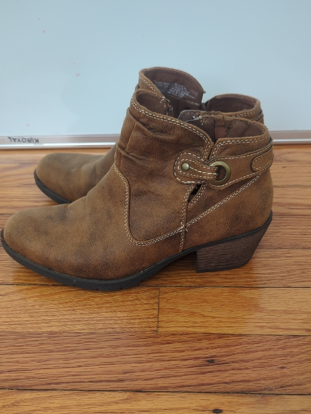 Earth Origins Oakland Adele Ankle Boots with Decorative Strap